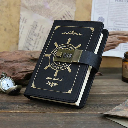 Nautical Combination Lock Journal