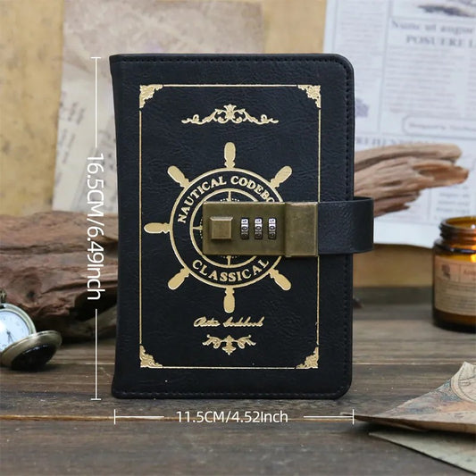 Nautical Combination Lock Journal