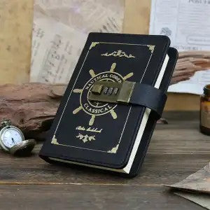 Nautical Combination Lock Journal