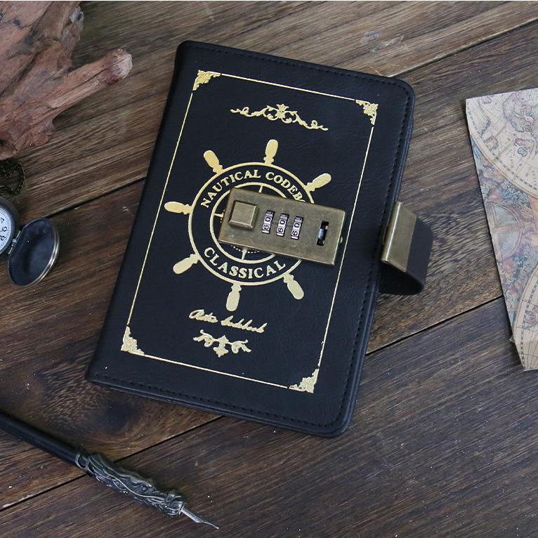 Nautical Combination Lock Journal